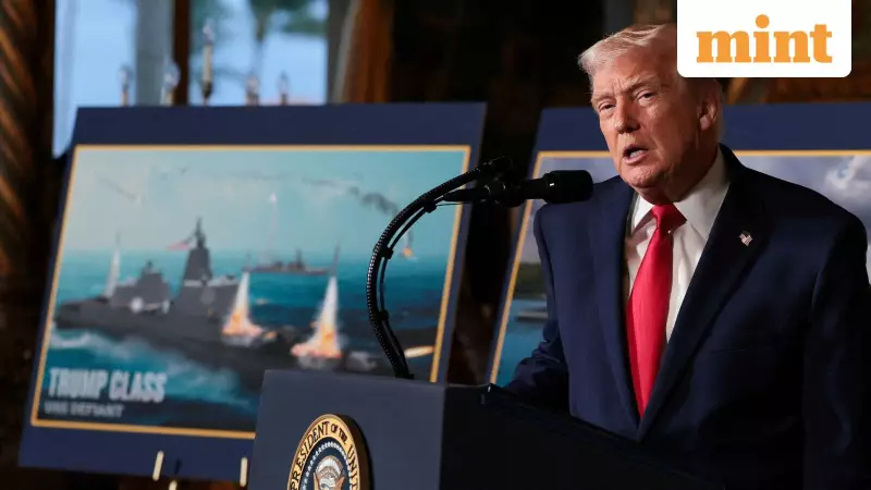 Trump Unveils 'Golden Fleet' Plan: New AI-Powered Battleships to Bear His Name