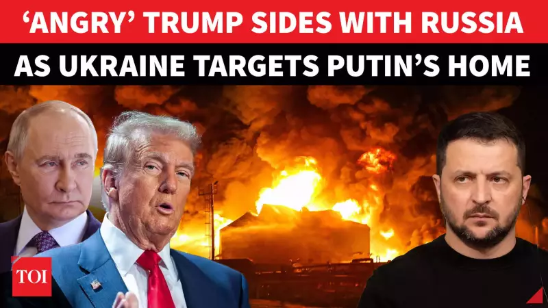 Trump 'Very Angry' After Ukraine Drone Attack Targets Putin's Residence