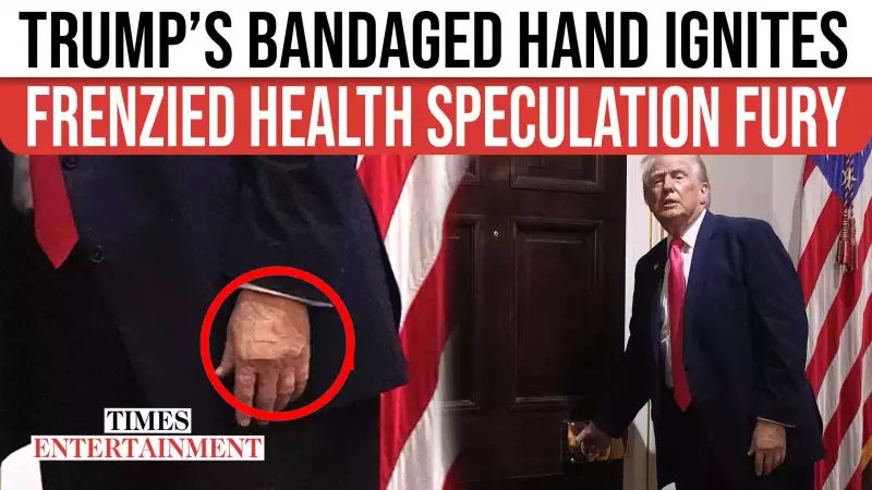Trump's Bandaged Hand Sparks Health Debate, Slams Media 'Crazy Rumors'