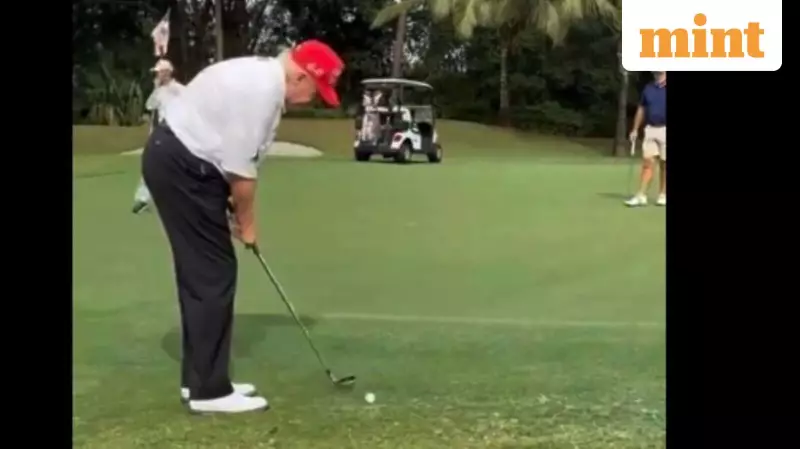 Trump's Golf Feud with Biden Escalates: 38 Club Championships & Viral Chip Shot