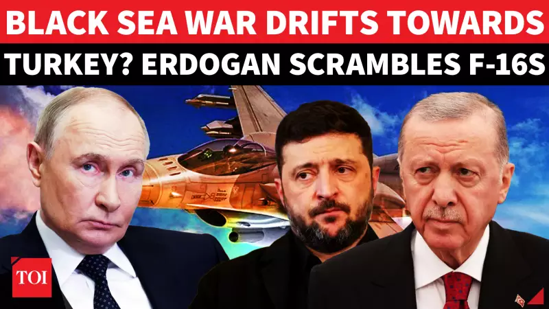 Turkey's F-16s Down 'Out of Control' Drone in Black Sea, Erdogan Issues Stark Warning