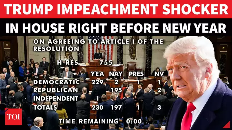 US House Impeachment Move: 140 Lawmakers Back Trump Charges Before 2026