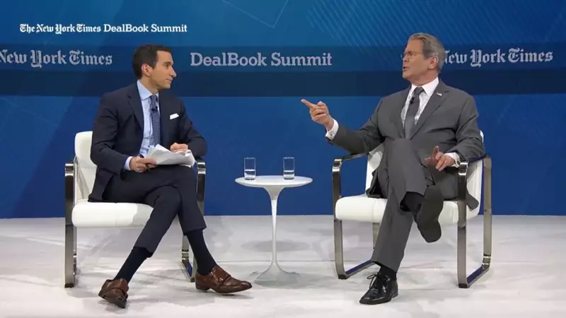 US Treasury Secretary Scott Bessent Slams NY Times at DealBook Summit Over Trump, Biden Coverage