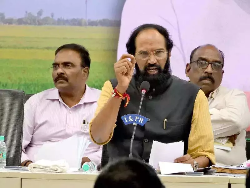 Uttam Kumar Reddy Slams KCR: ₹1.81 Lakh Crore Irrigation Spend, No Farmer Benefit
