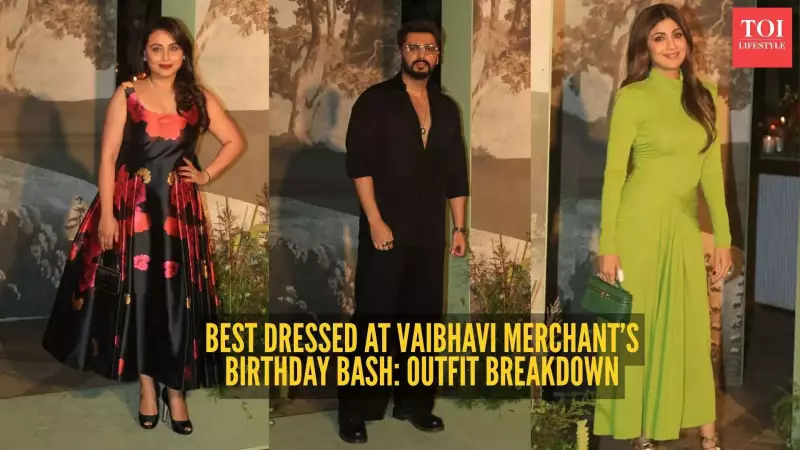 Vaibhavi Merchant's Birthday Bash: Rani Mukerji, Shilpa Shetty's Stunning Looks