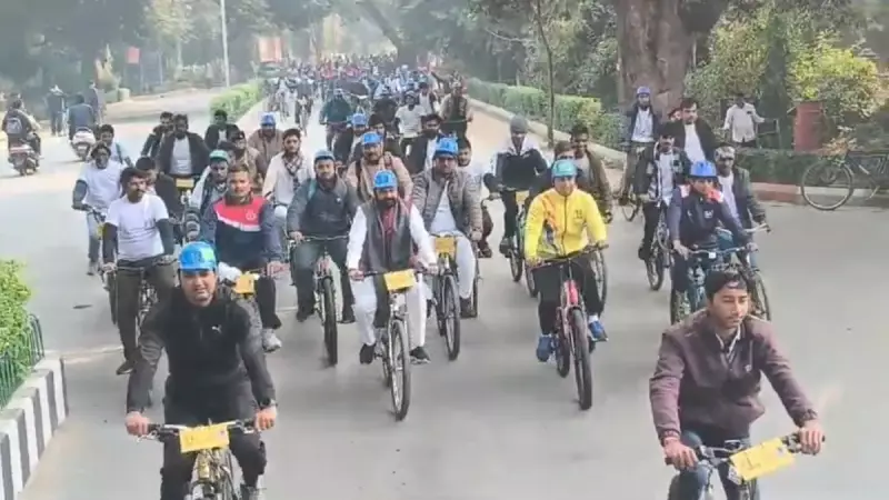 Varanasi's 'Sundays on Cycle' Event Celebrates 2030 Commonwealth Games Hosting