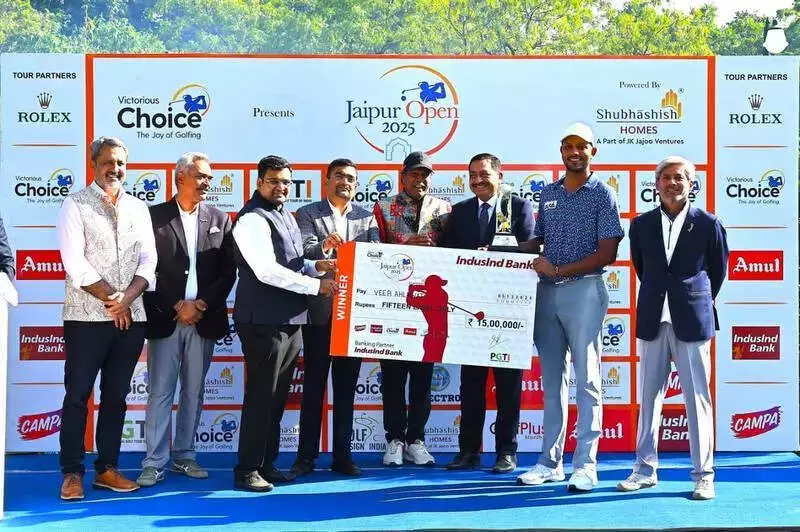 Veer Ahlawat's Sensational 62 Seals Comeback Win at Jaipur Open 2025