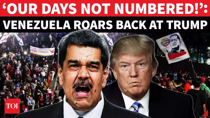 Venezuela Erupts: Massive Pro-Maduro Rallies in Caracas Defy Trump's Oil Tanker Seizure