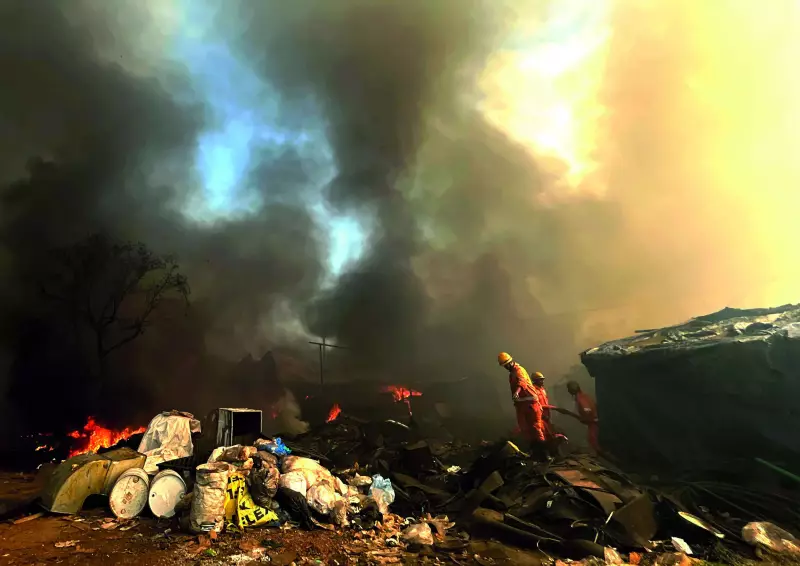 Verna Fire Exposes 80 Illegal Scrapyards in Bardez, Threatening Safety and Water