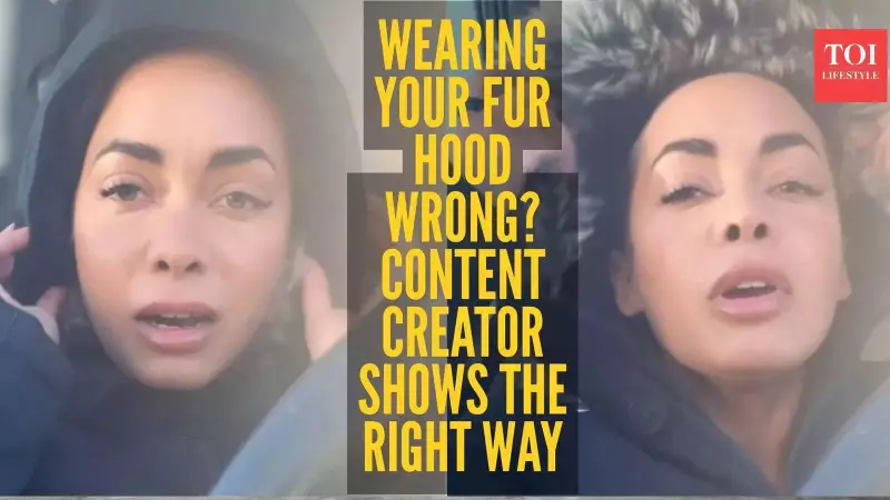Viral Hack Reveals Correct Way to Wear Fur Hoods: Internet Debates Fashion vs Function