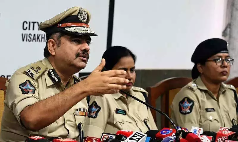 Vizag Crime Drops 12% in 2025, But Murders Spike 45%: Police Report