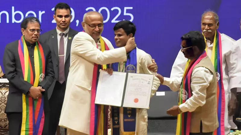 VP Radhakrishnan to Grads: Be Architects of Viksit Bharat 2047 at PU Convocation