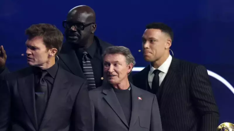 Wayne Gretzky Shares Rare Photo with Shaq, Brady, Judge from FIFA 2026 Draw