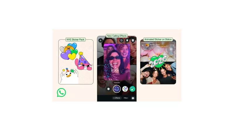 WhatsApp Reveals New Year's Eve as Peak Day, Unveils 2026 Festive Features