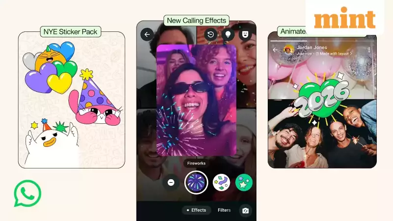 WhatsApp Unveils 4 Festive Features for New Year 2026 Celebrations