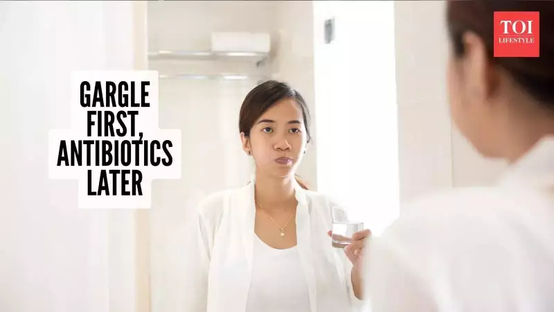 Why Doctors Warn Against Antibiotics for Sore Throat & Advise Gargling