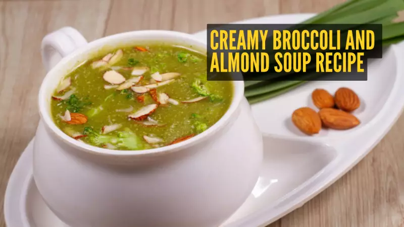 Winter Recipe: Make Creamy Broccoli & Almond Soup in 7 Easy Steps