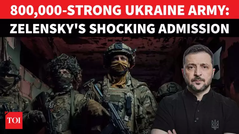 Zelensky Admits Ukraine Can't Fund 800,000-Strong Army Post-War; Seeks West's Help