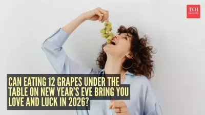 12 Grapes Under Table: Viral New Year Ritual for Love & Luck in 2026
