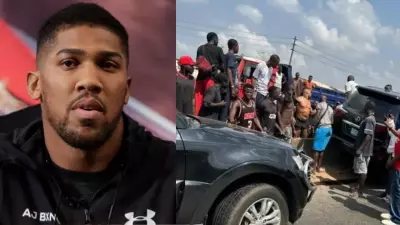 Anthony Joshua Survives Tragic Nigeria Crash, 2 Friends Killed Days After Jake Paul Win