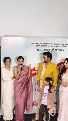 Dev and Idhika Paul Spotted at Kolkata Event: Glimpses from the Evening