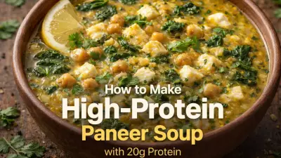 High-Protein Paneer Soup Recipe: Get 20g Protein in One Bowl