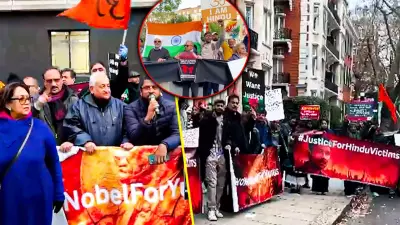 ‘Hindu Lives Matter’: London Protest at Bangladesh High Commission Over Minority Killings