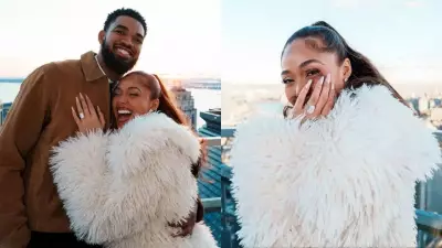Karl-Anthony Towns Proposes to Jordyn Woods on Christmas Day After Knicks Win