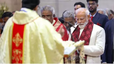 PM Modi Attends Delhi Christmas Service, Stresses Harmony & Compassion