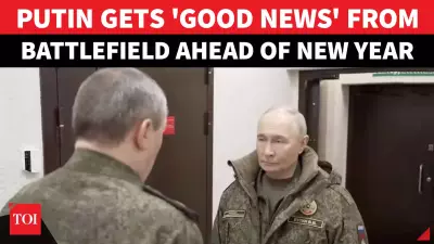 Putin in Military Uniform Celebrates Capture of Ukrainian Towns Myrnohrad & Hulyaipole