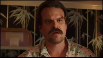 Stranger Things Finale Event: David Harbour Joins Millie Bobby Brown in Skipping Celebration