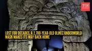 2,700-Year-Old Olmec Cave Mask Returns to Mexico After 100-Year Odyssey
