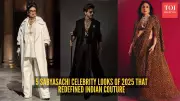 5 Sabyasachi Celebrity Outfits of 2025 That Ruled the Red Carpet