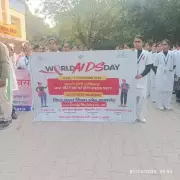 Agra Marks World AIDS Day with 300+ in Parade, Stresses TB Prevention for HIV Patients