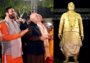 Amit Shah Unveils 56-ft Vajpayee Statue, Announces Zero-Interest Loans for Haryana PACS