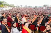 BJP Holds Massive Rally in Dharamshala, Slams Himachal Congress Govt's 3-Year 'Failure'