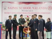 Cadet Ayush Raj Wins Best Speaker Trophy at Nalanda District English Debate