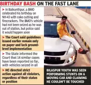 Chhattisgarh HC Slams State Over Road Hooliganism by Affluent, Demands Action