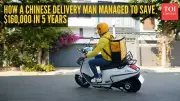 China delivery rider saves ₹1.3 crore in 5 years, plans new venture