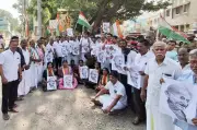 Congress Protests in Madurai Against Bill to Replace MGNREGA