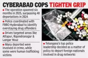 Cyberabad Police Deport 72 Foreign Nationals in Major Anti-Drug Crackdown