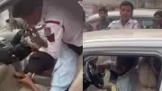 Delhi Traffic Cop Suspended After Viral Video Shows Scuffle with Cab Driver