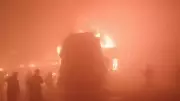 Dense Fog Triggers Deadly Pile-Up and Fire on Delhi-Agra Expressway