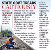 Farmers Oppose Amaravati Rail Line Land Acquisition, Demand Land Pooling Scheme