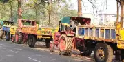Ganjam Minister Catches 3 Tractors Illegally Transporting Sand, Orders Action