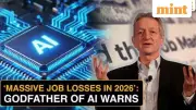 Geoffrey Hinton Warns AI Job Crisis Looms in 2026, Lists Vulnerable Roles