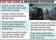 Gurgaon Auto Driver Kidnaps, Assaults Sisters Aged 8 & 6; Bystander Alert Leads to Arrest