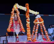 Haveri: 100 Kg Silver Weighing Ceremony Marks Swamiji's 15th Ascension Anniversary
