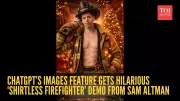 How Sam Altman's Shirtless Firefighter Image Showcased ChatGPT's New Feature