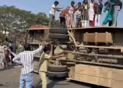 Hyderabad: 60 Students Escape Major Tragedy After Bus Overturns on Highway